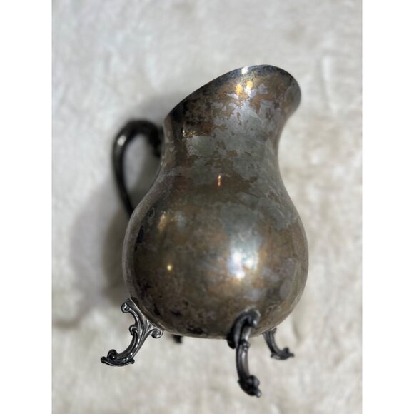 FB Rogers Silver Plated Footed beverage Creamer Pitcher - Picture 3 of 10